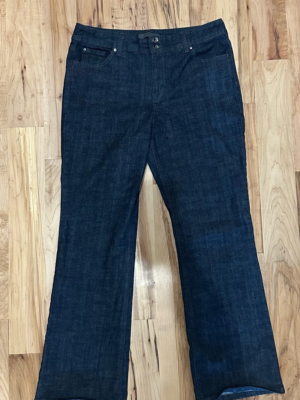 Nine West Women's Dark Blue Flare Jeans